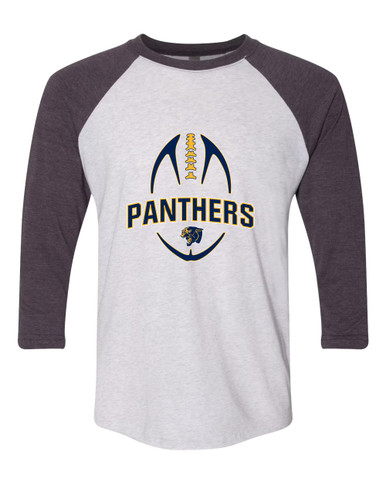 Round Lake Panthers Football #5 Women's Baseball T-Shirt