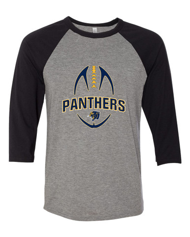 Round Lake Panthers Football #5 Men's Baseball T-Shirt