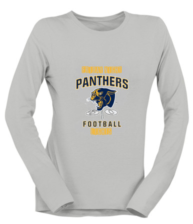Round Lake Panthers Football #6 Women's Premium LS T-Shirt