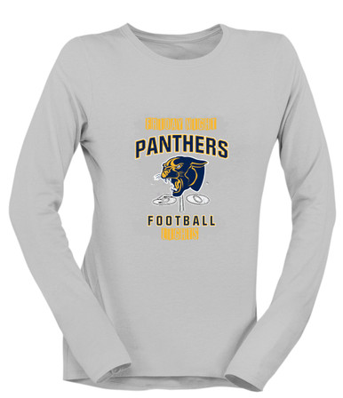 Round Lake Panthers Football #6 Women's LS T-Shirt