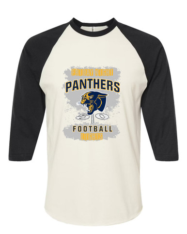 Round Lake Panthers Football #6 Men's Baseball T-Shirt
