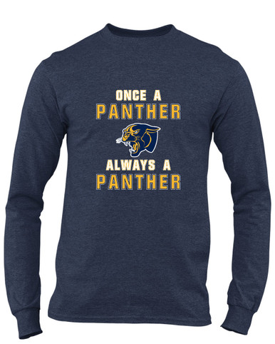 Round Lake Panthers Once A Men's LS T-Shirt