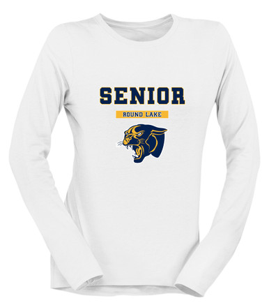 Round Lake Panthers Senior #2 Women's LS T-Shirt
