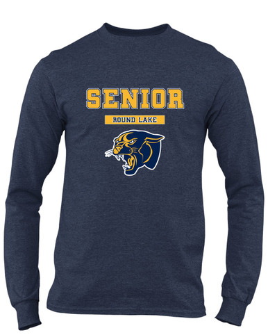 Round Lake Panthers Senior #2 Men's LS T-Shirt