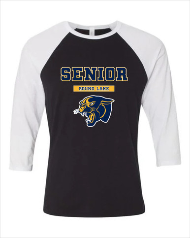 Round Lake Panthers Senior #2 Men's Baseball T-Shirt