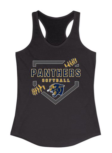 Round Lake Panthers Softball #2 Women's Tank Top