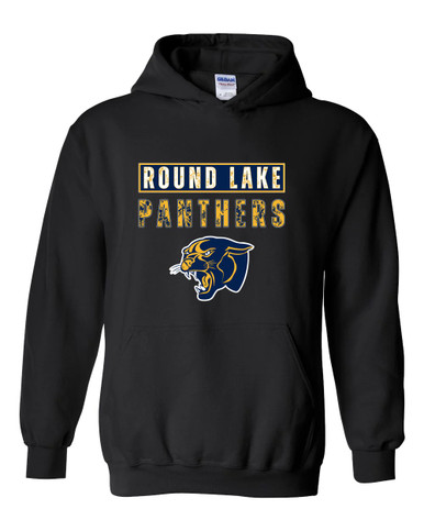 Round Lake Panthers Mascot #9 Men's Hoodie