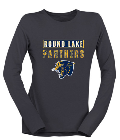 Round Lake Panthers Mascot #9 Women's Premium LS T-Shirt