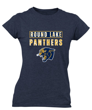 Round Lake Panthers Mascot #9 Women's SS T-Shirt