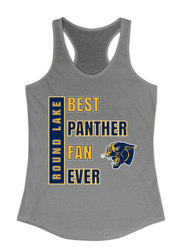 Round Lake Panthers Best Panther Fan Women's Tank Top