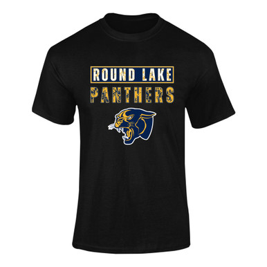 Round Lake Panthers Mascot #9 Men's SS T-Shirt