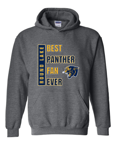 Round Lake Panthers Best Panther Fan Men's Hoodie