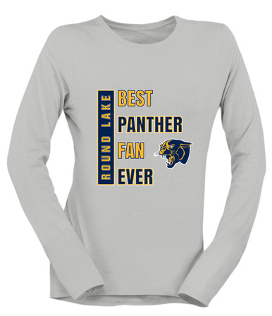 Round Lake Panthers Best Panther Fan Women's Premium LS T-Shirt