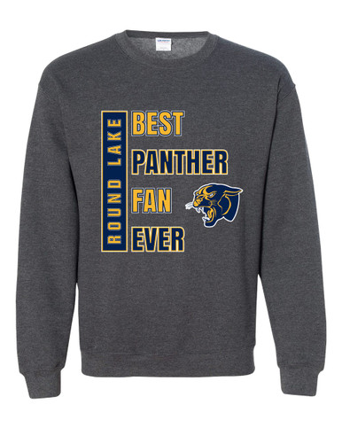 Round Lake Panthers Best Panther Fan Men's Sweatshirt