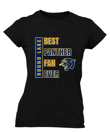 Round Lake Panthers Best Panther Fan Women's Premium SS T-Shirt