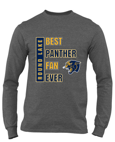 Round Lake Panthers Best Panther Fan Men's LS T-Shirt