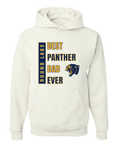 Round Lake Panthers Best Panther Dad Men's Premium Hoodie