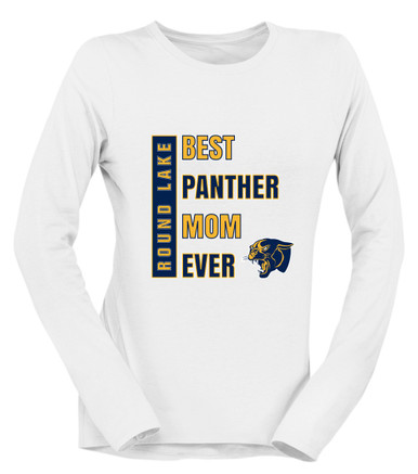 Round Lake Panthers Best Panther Mom Women's Premium LS T-Shirt