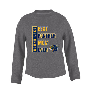 Round Lake Panthers Best Panther Mom Women's Sweatshirt