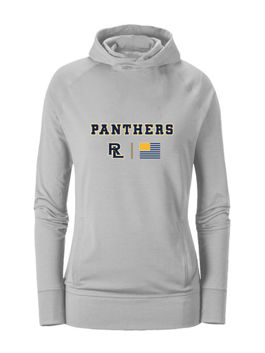 Round Lake Panthers RL Script Team Colors Flag Women's Hoodie