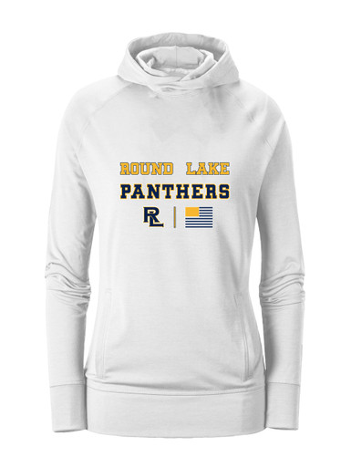 Round Lake Panthers RL Script Spirit Flag Women's Hoodie