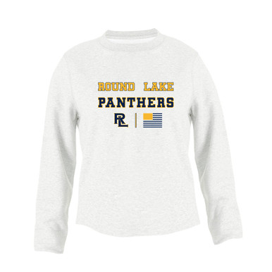 Round Lake Panthers RL Script Spirit Flag Women's Sweatshirt