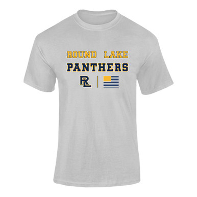 Round Lake Panthers RL Script Spirit Flag Men's Premium SS T-Shirt