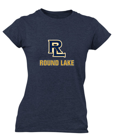 Round Lake Panthers RL Script Mascot #2 Women's Premium SS T-Shirt