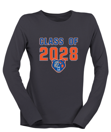 Grand Oaks Grizzlies Class of 2028 Women's LS T-Shirt