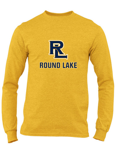 Round Lake Panthers RL Script Mascot #2 Men's LS T-Shirt