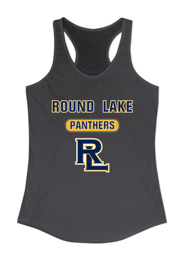 Round Lake Panthers RL Script Mascot #3 Women's Tank Top