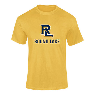 Round Lake Panthers RL Script Mascot #2 Men's SS T-Shirt