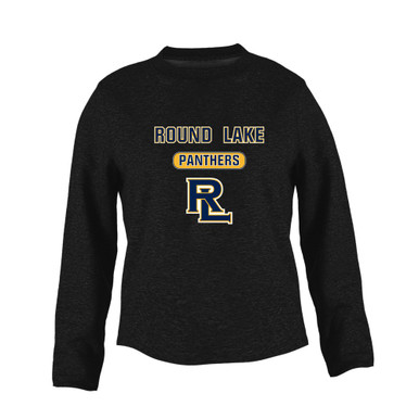 Round Lake Panthers RL Script Mascot #3 Women's Sweatshirt