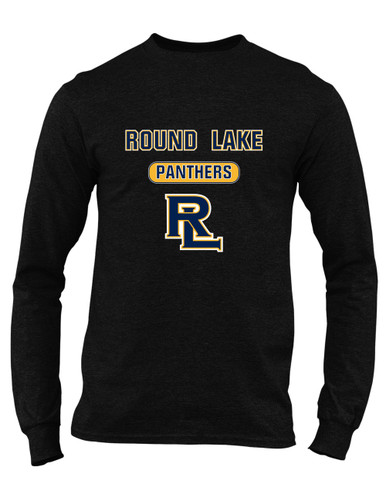 Round Lake Panthers RL Script Mascot #3 Men's Premium LS T-Shirt