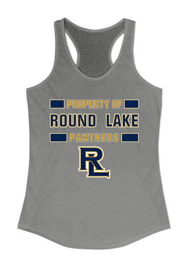 Round Lake Panthers RL Script Property Of Women's Tank Top