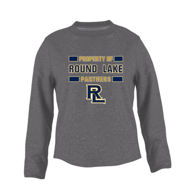 Round Lake Panthers RL Script Property Of Women's Sweatshirt
