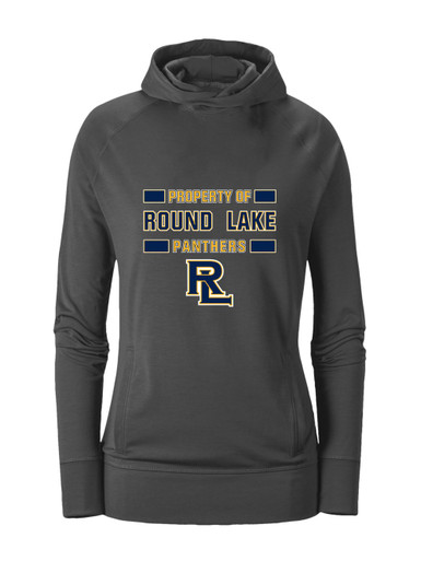 Round Lake Panthers RL Script Property Of Women's Hoodie