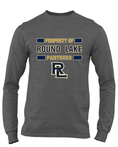 Round Lake Panthers RL Script Property Of Men's Premium LS T-Shirt