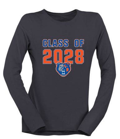 Grand Oaks Grizzlies Class of 2028 Women's Premium LS T-Shirt