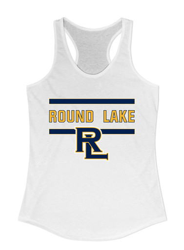 Round Lake Panthers RL Script Mascot #4 Women's Tank Top