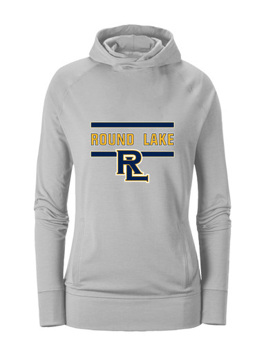 Round Lake Panthers RL Script Mascot #4 Women's Hoodie