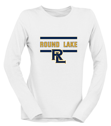 Round Lake Panthers RL Script Mascot #4 Women's Premium LS T-Shirt