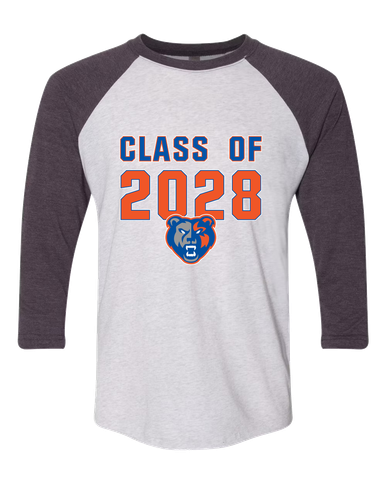 Grand Oaks Grizzlies Class of 2028 Women's Baseball T-Shirt