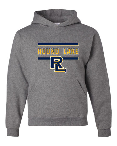 Round Lake Panthers RL Script Mascot #4 Men's Premium Hoodie