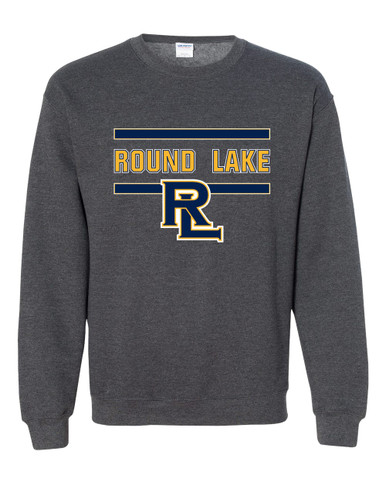 Round Lake Panthers RL Script Mascot #4 Men's Sweatshirt
