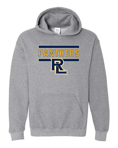 Round Lake Panthers RL Script Mascot #5 Men's Hoodie