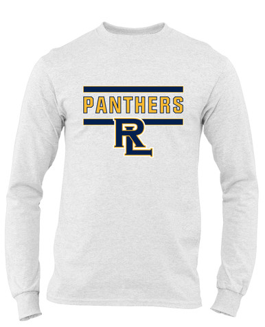 Round Lake Panthers RL Script Mascot #5 Men's Premium LS T-Shirt