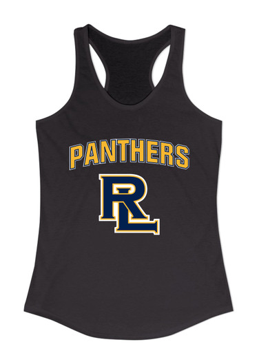 Round Lake Panthers RL Script Mascot #6 Women's Tank Top
