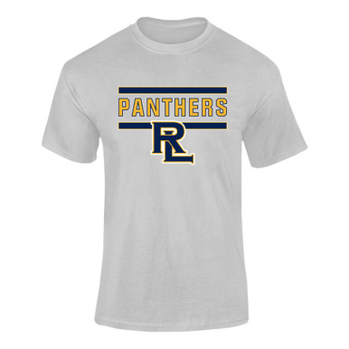 Round Lake Panthers RL Script Mascot #5 Men's SS T-Shirt
