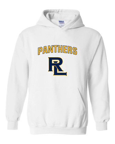 Round Lake Panthers RL Script Mascot #6 Men's Hoodie